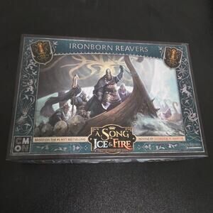 Ironborn Reavers Greyjoy A Song of Ice Fire ASOIAF Miniatures CMON Open Box